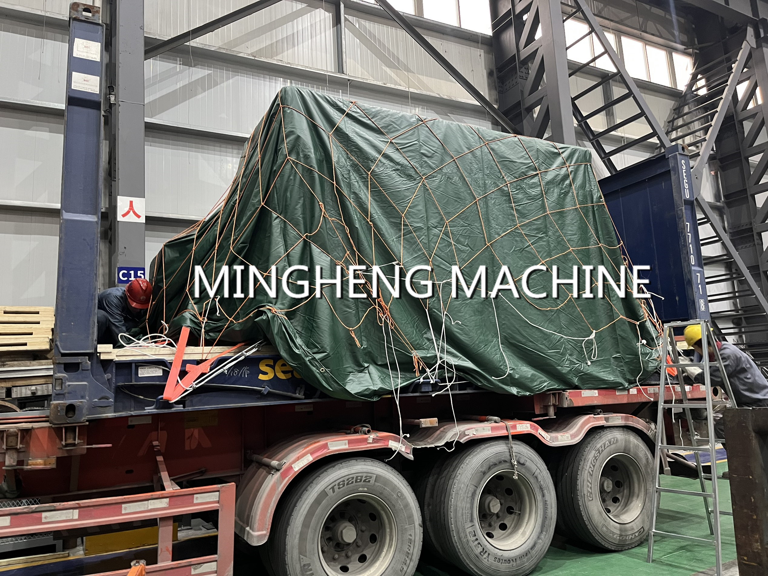 Machine delivery to Japan